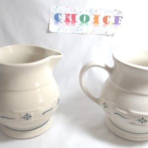 Longaberger Classic Blue Pottery 1 quart utility pitcher