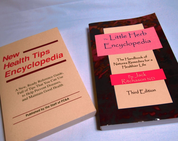 Little Herb Encyclopedia and New Health Tips Encyclopedia Lot Etsy