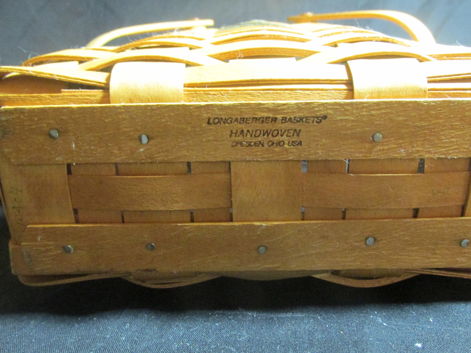 Longaberger Tall Key Basket Collector's Club 1998 Etsy