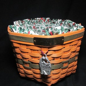 Longaberger Snowflake Basket 1997 Christmas Collection, CHOICE of 2