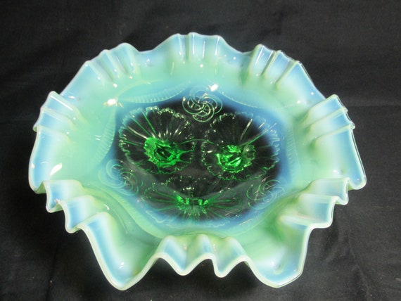 ジェファーソングラス キャンディー ボウル ヴィンテージ USA