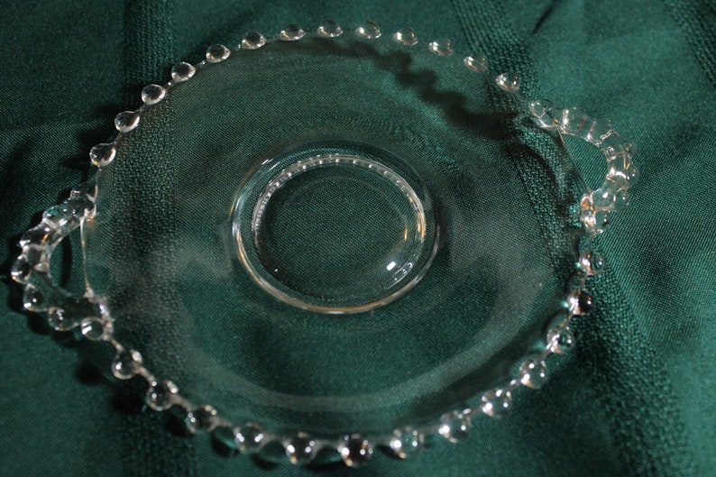 Imperial Glass Candlewick Mayo Condiment Dish and Under Plate Etsy