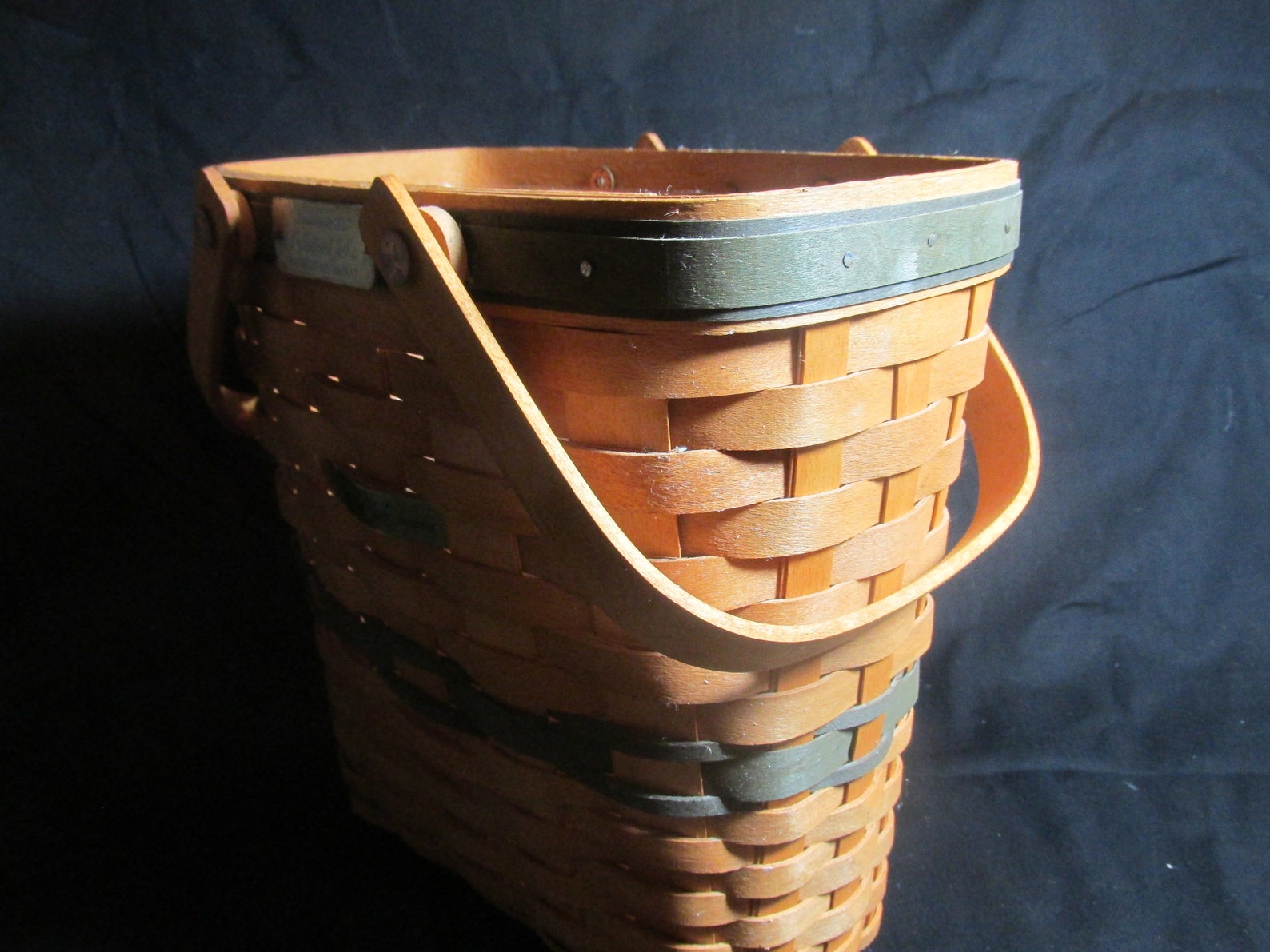 Longaberger Tall Key Basket Collector's Club 1998 Etsy