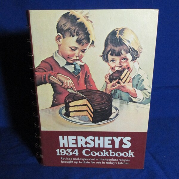 Hershey Cookbook 1934 Revisited publié par copie Hersey Foods Corp 1971