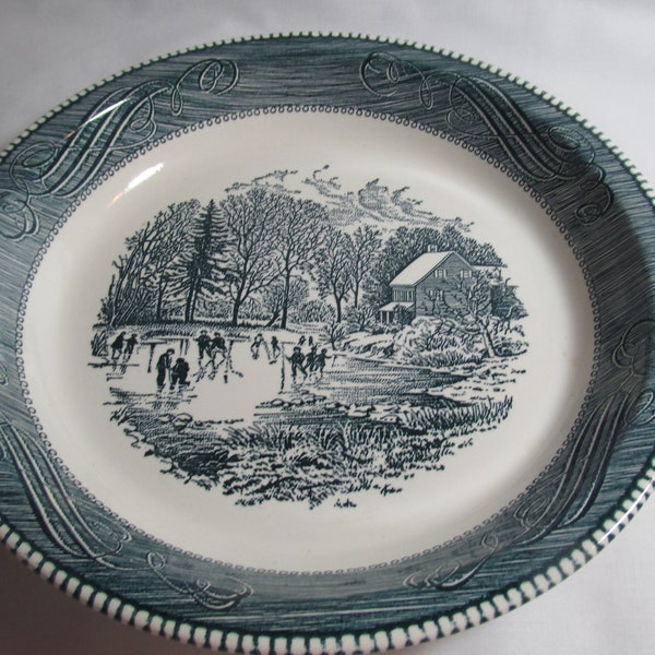 Currier & Ives bone china serving pieces, CHOICE, see all the pictures