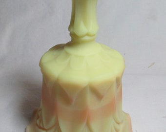 Fenton Burmese Bell, Whitton pattern satin finish, #9066BR