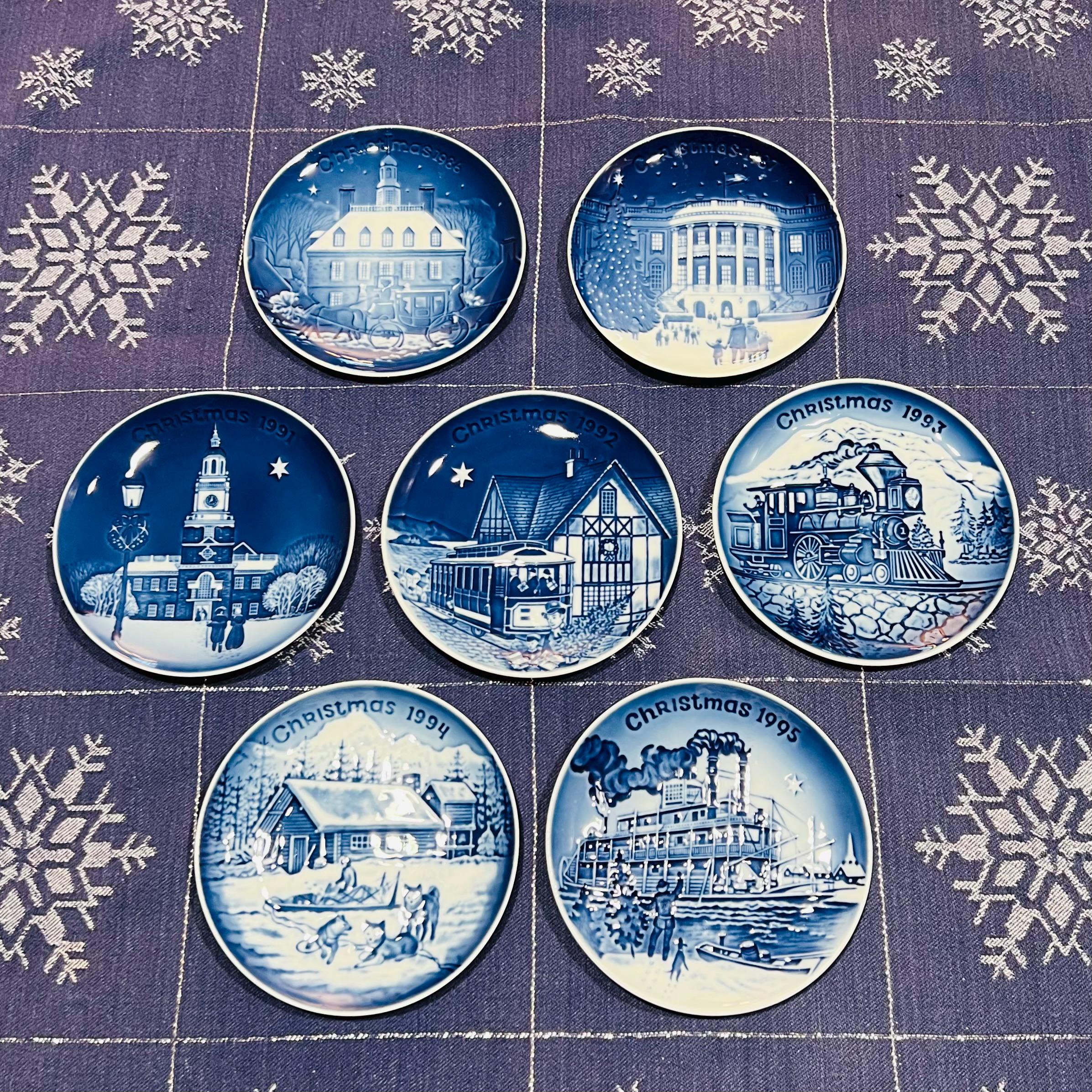 Bing and Grondahl Christmas in America Plates - Etsy