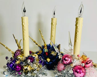Decorated Candoliers/Electric Lights