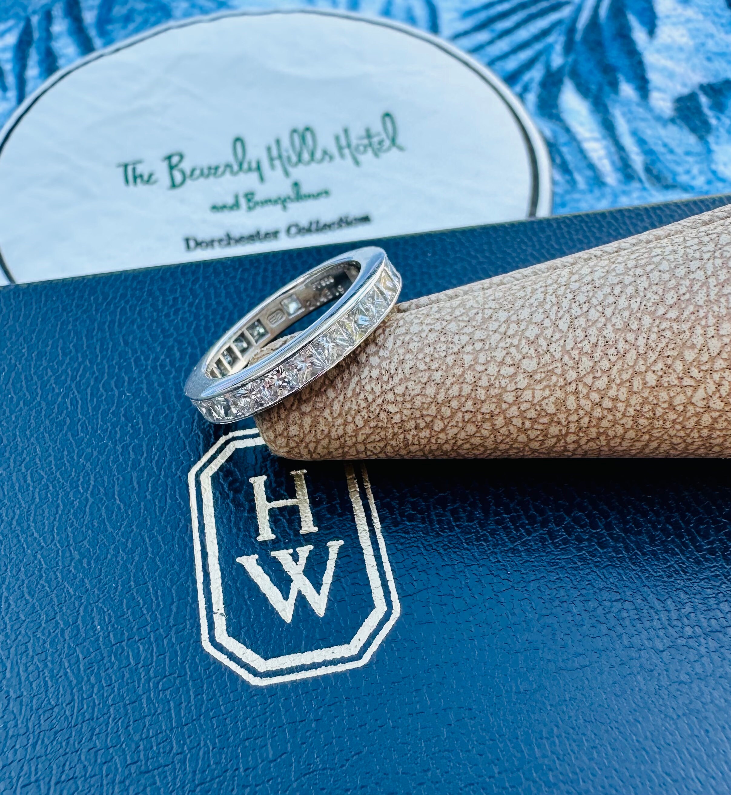 Harry Winston 2.50 Ct Platinum Eternity Band Etsy