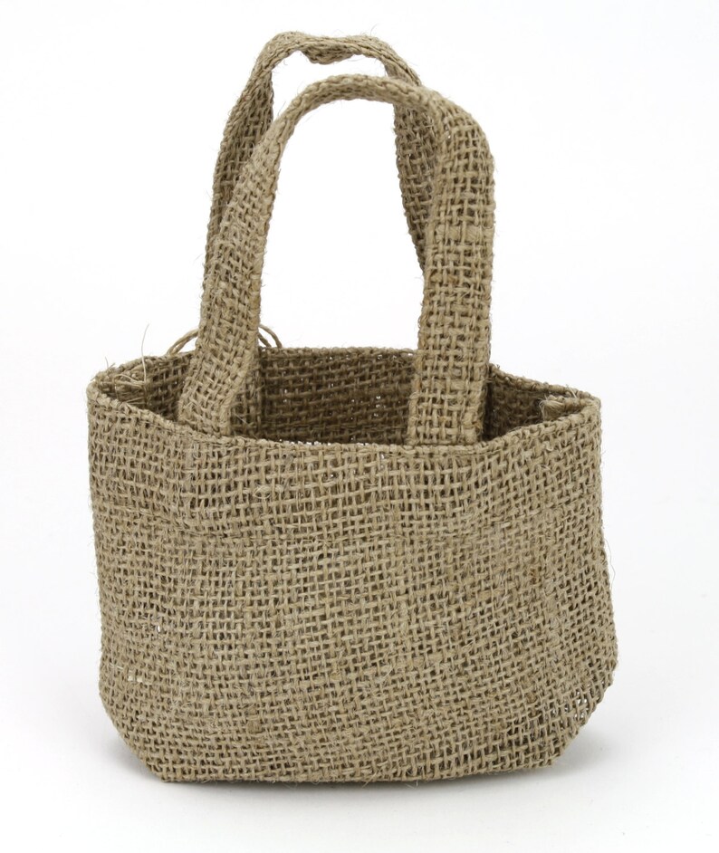 groceries primitive 3 sizes going to bhe beach Burlap bag with Handle rustic country bags favors very good for weddings BHBK1xx-12