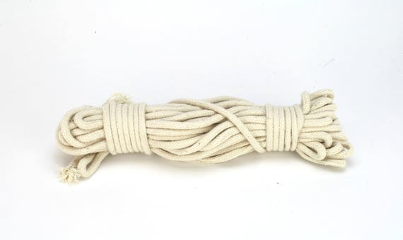 Decorative Projects,White Color Crafts 15m 1 Roll Macrame Cord Soft Cotton Macrame Rope Thread for Wall Hanging Plant Hangers Knitting