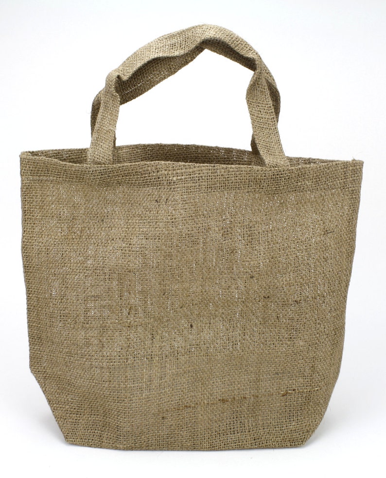 groceries primitive 3 sizes going to bhe beach Burlap bag with Handle rustic country bags favors very good for weddings BHBK1xx-12