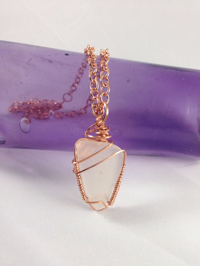 Collier en verre de mer. Bijoux en verre de mer. Bijoux écossais