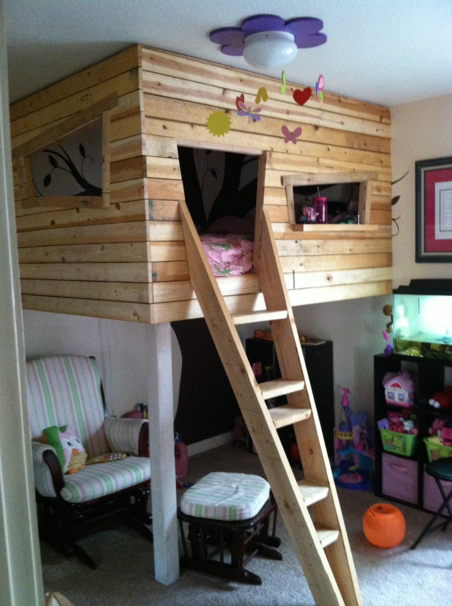 Twin or Full Size Tree House Bed Custom inhouse build Etsy
