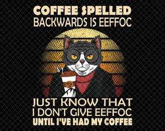 Coffee Spell Svg Etsy