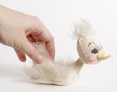 Vintage Annalee Dolls White Swimming Duck with Painted Face