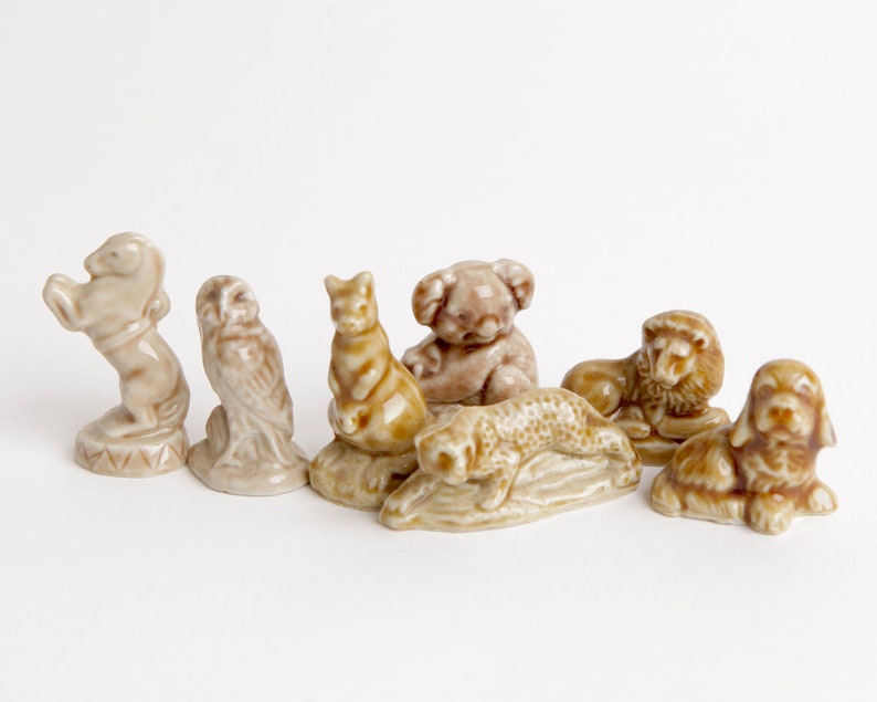 Vintage Miniature Wade England Animal Figurines with Circus Etsy