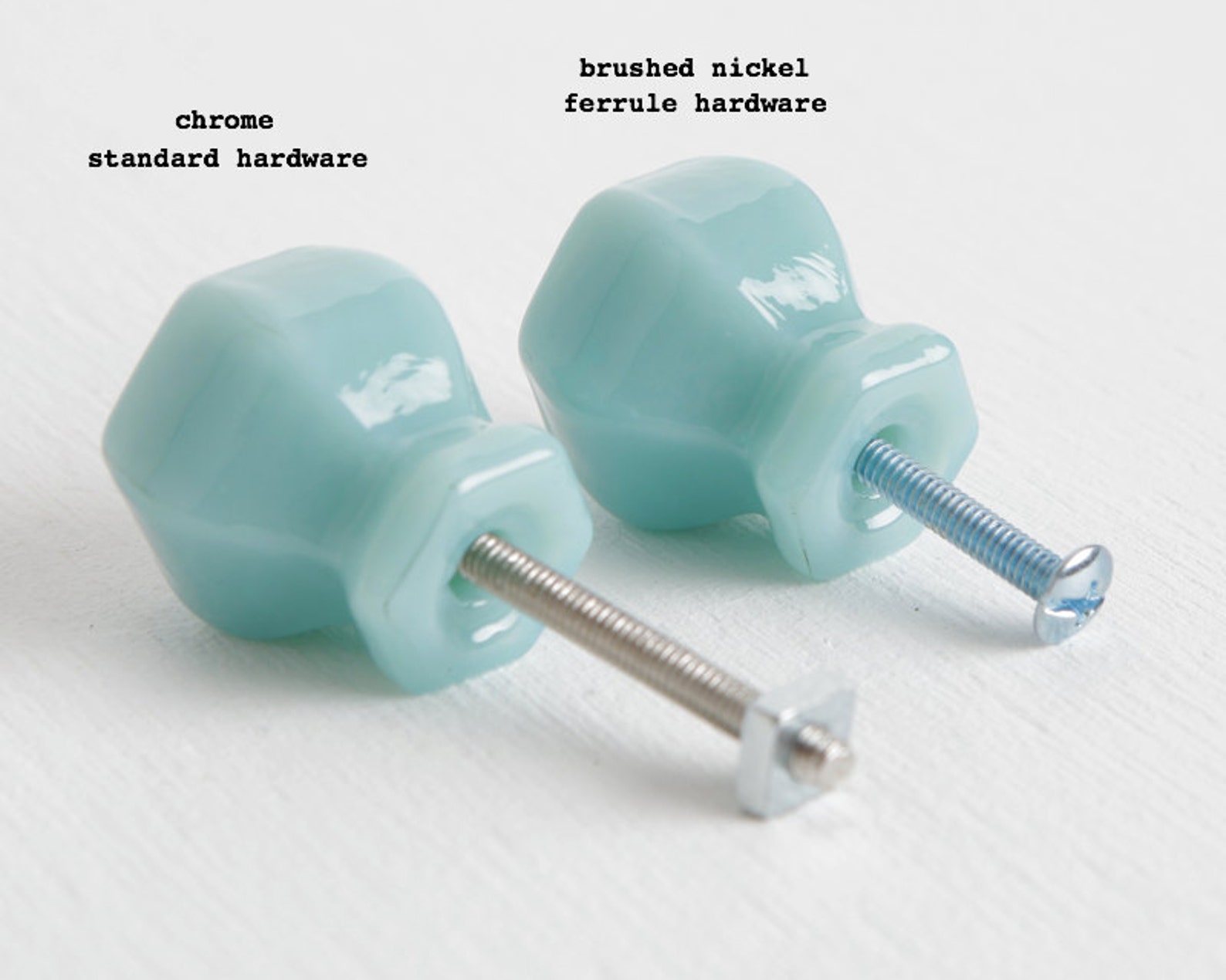 Chrome Ferrule Hardware Mounting Kit For My 1 1/4 Glass Etsy