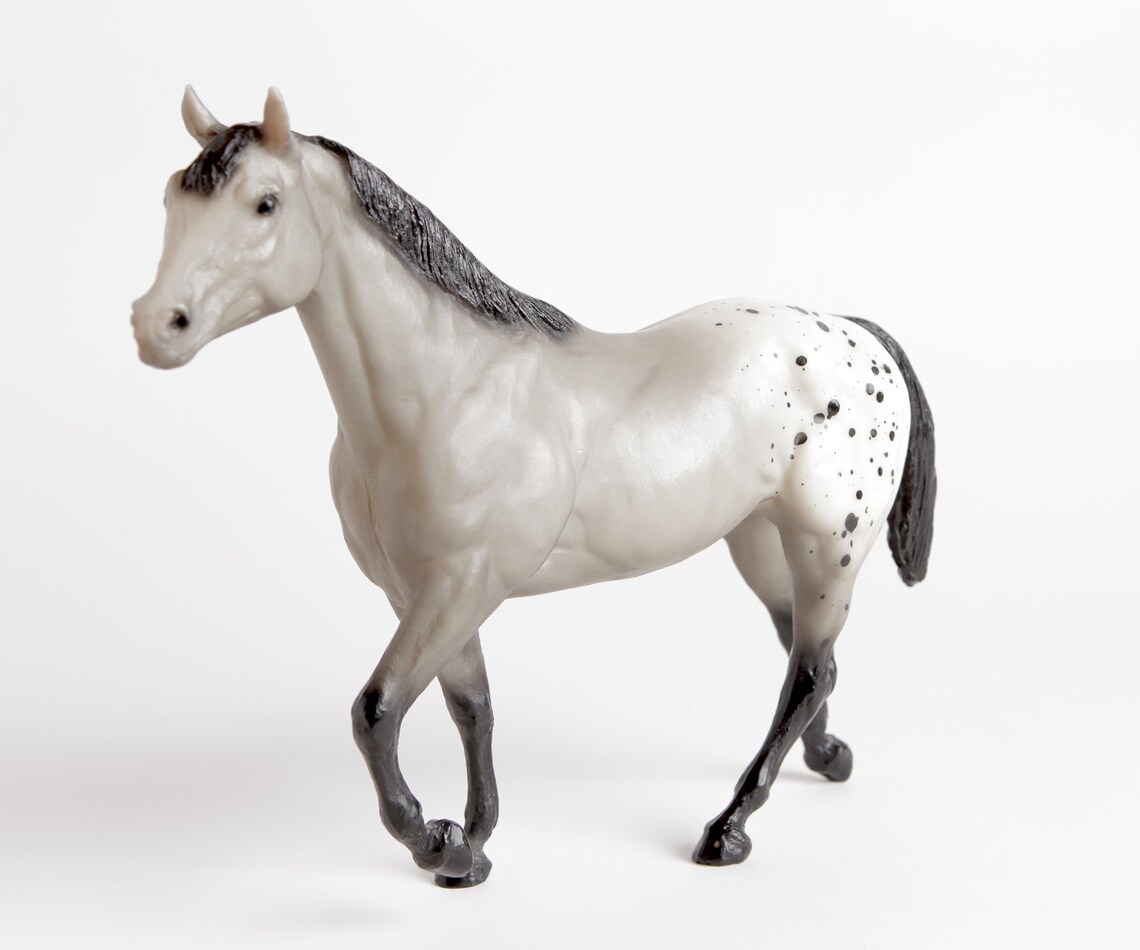 Vintage Breyer Gray Blanket Appaloosa Stock Horse Model Horse Etsy