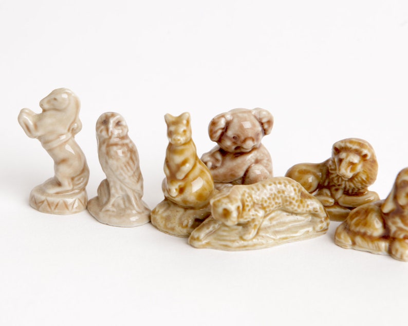 Vintage Miniature Wade England Animal Figurines with Circus Etsy