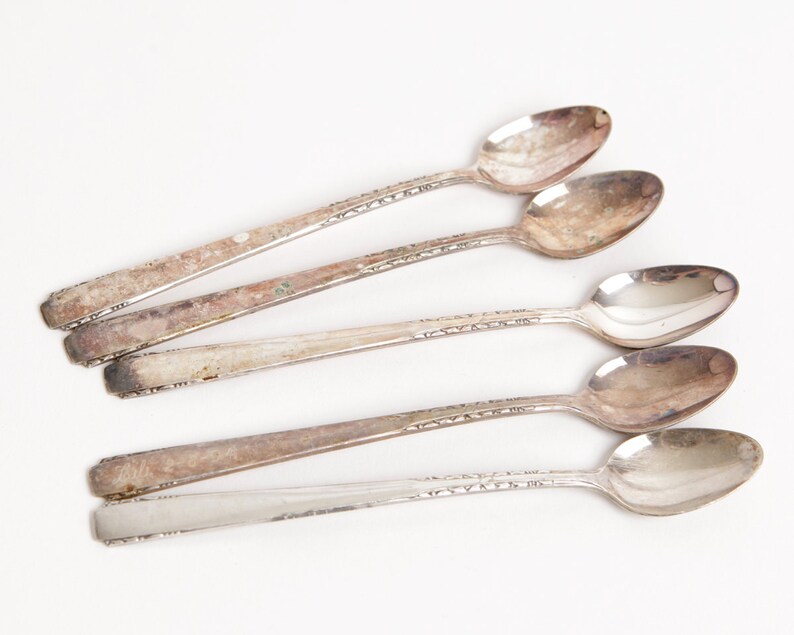 Vintage Oneida Ltd Silver Plated Jelly Spoons Small Spoons Etsy Canada