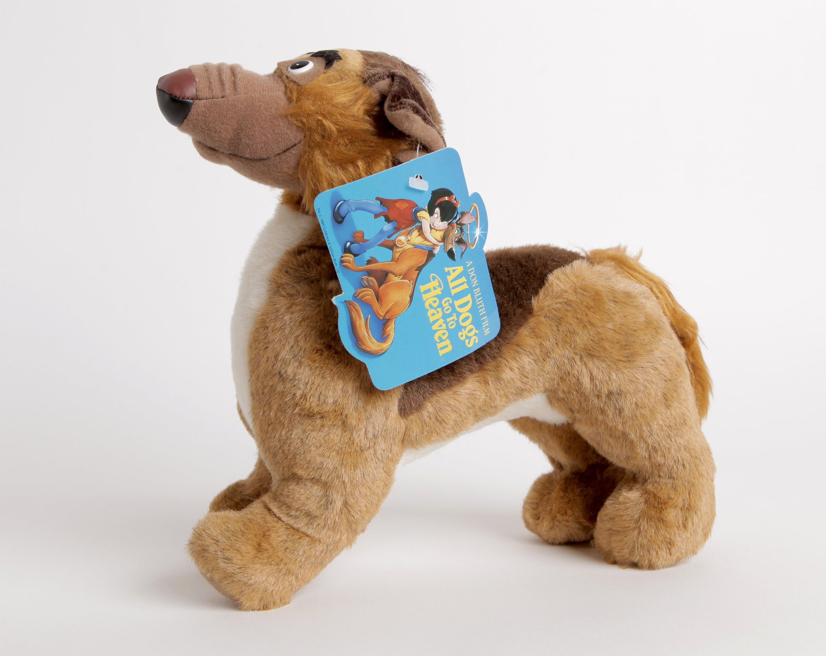 Vintage All Dogs Go to Heaven Charlie 10 Plush Don Bluth 1989