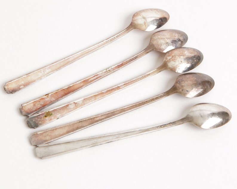 Vintage Oneida Ltd Silver Plated Jelly Spoons Small Spoons Etsy Canada