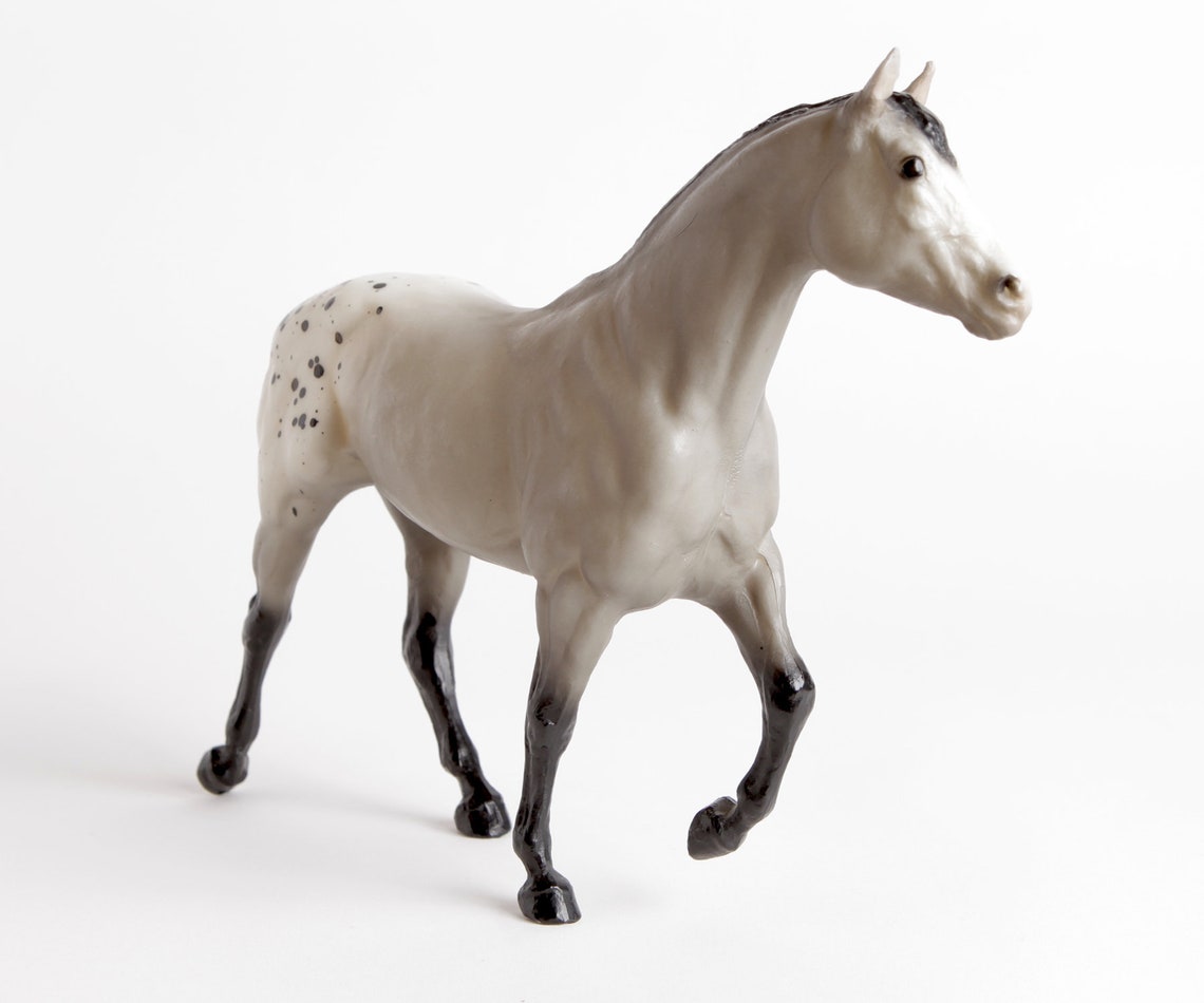 Vintage Breyer Gray Blanket Appaloosa Stock Horse Model Horse Etsy