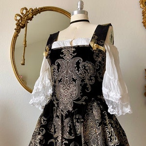 Custom Renaissance Corset dress and skirt, made to order