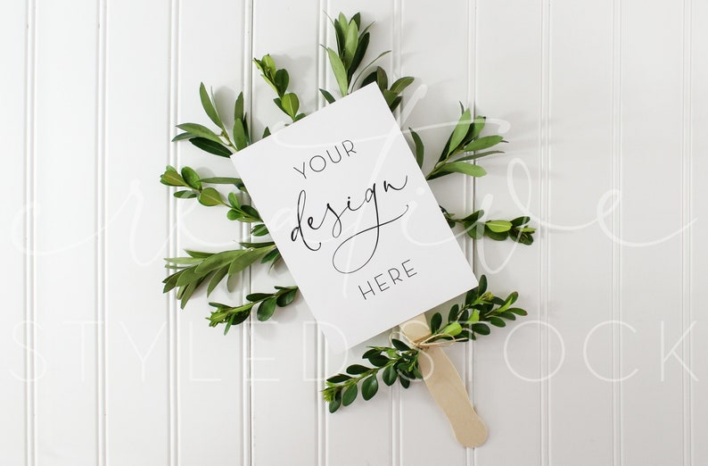 Download Greenery Styled Stock Photography Styled Fans Wedding Programs Wedding Fan Program Mockup Stationery Stock Images Store Graphics Paper Party Supplies Privius Com
