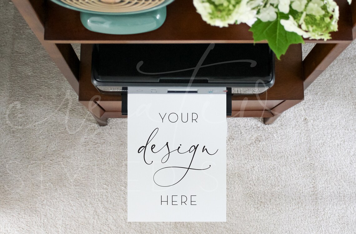 Home Printer Mockup Page Printing Full Sheet Printer Etsy
