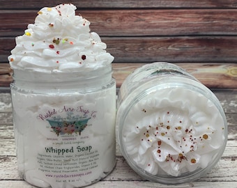 Vanilla Whipped Soap | Cream Soap | Whipped Shaving Cream | WinterSoap| Whipped Bath Butter | Gifts for Her | Vegan Soap |Vanilla Bean Soap|