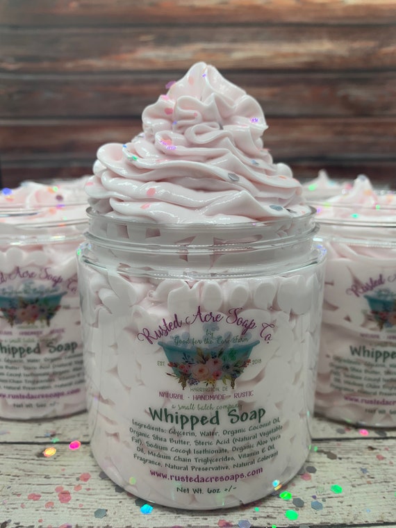 Foaming Bath Butter Whipped Soap Base 100% Pure Natural Vegan