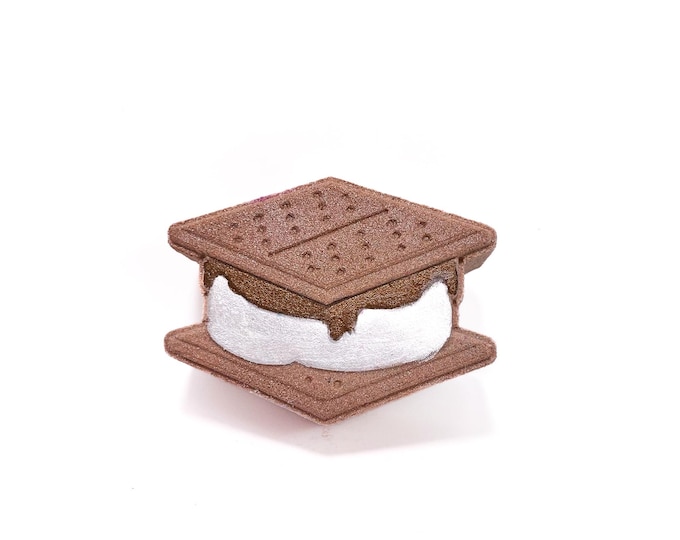 S’mores Bath Bomb | Fun & Colorful Foaming Bath Bomb, Sweet-Cozy Scent, Premium Cruelty-Free Ingredients, Kids Bath Bomb Gift, Rusted Acre