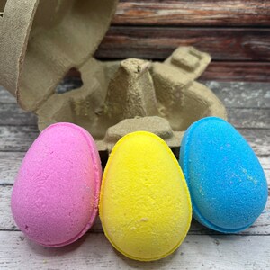 Easter Egg Bath Bombs Fizzy Bath Bombs Egg Bath Bombs Gifts for Kids Easter Basket Fillers Kids Bath Bombs Fun Bath Bombs image 9