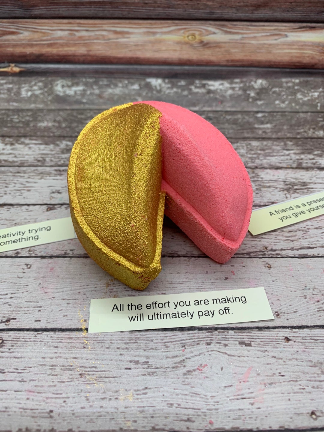 Fortune Cookie Bath Bombs surprise Bath Bomb Message Bath Bomb Gifts