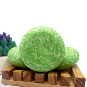 Coconut Lime Cooler Shampoo Bar, Natural Solid Shampoo for All Hair Types, Vegan, Color Safe, Plastic-Free Hair, Zero waste, Rusted Acre
