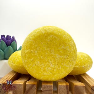Lemon Love Shampoo Bar |  Solid Shampoo for Oily Hair,  Lemon & Orange Oils, Long-Lasting, Vegan, Color-Safe,  Bottle-Free, Zero Waste