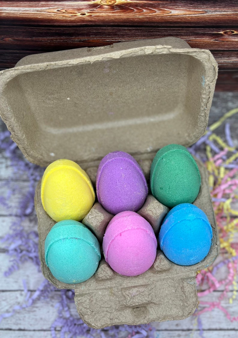 Easter Egg Bath Bombs Fizzy Bath Bombs Egg Bath Bombs Gifts for Kids Easter Basket Fillers Kids Bath Bombs Fun Bath Bombs image 8