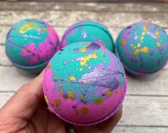 Mermaid Bath Bombs | ocean Bath Bomb | beach Bath Bomb | Gifts for Kids | Fun Bath Bombs | Gift for Her | Organic Bath Bomb