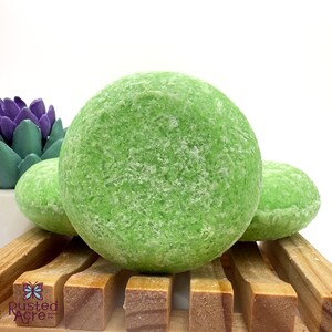 Summer Melon Shampoo Bar | Solid Shampoo for All Hair Types, Juicy Fruit Scent, Vegan, Plastic-Free, Eco Friendly Shampoo, Rusted Acre