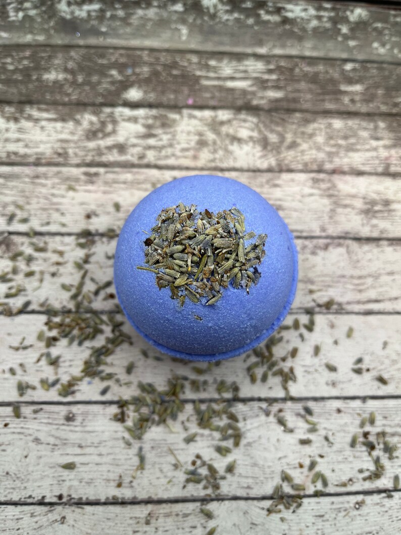 Lavender Bath Bombs Bath Bomb Purple Bomb Gifts for Kids Honey Bombs Fun Bath Bombs Gift for Her Organic Bath Bomb image 3