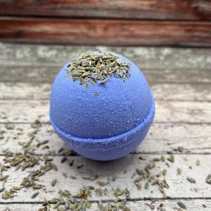 Lavender Bath Bombs Bath Bomb Purple Bomb Gifts for Kids Honey Bombs Fun Bath Bombs Gift for Her Organic Bath Bomb image 1