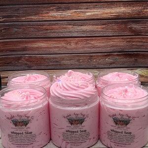 Strawberries and Cream Whipped Soap Cream Soap Whipped - Etsy