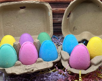 Easter Egg Bath Bombs | Fizzy Bath Bombs |Egg Bath Bombs | Gifts for Kids | Easter Basket Fillers | Kids Bath Bombs | Fun Bath Bombs |