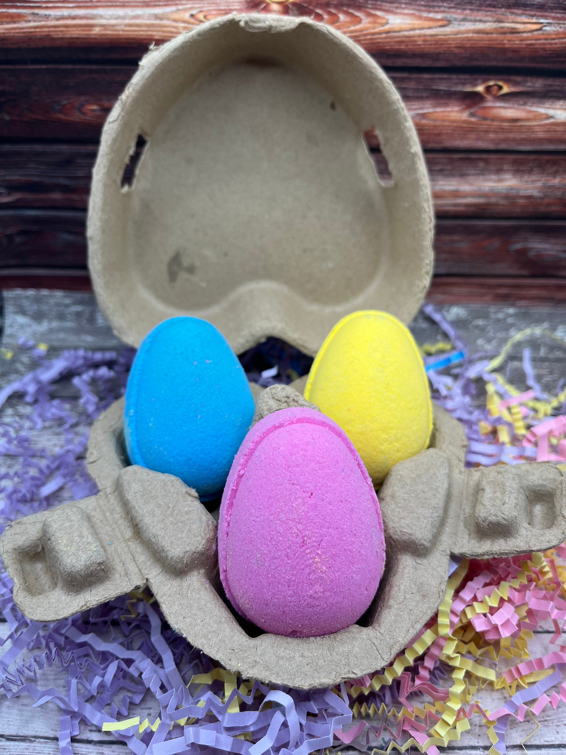 Easter Egg Bath Bombs, Rusted Acre Soap Co, Handmade Gifts for Kids, Easter Basket Fillers, Kids Bath Bombs, Fun Bath Bombs