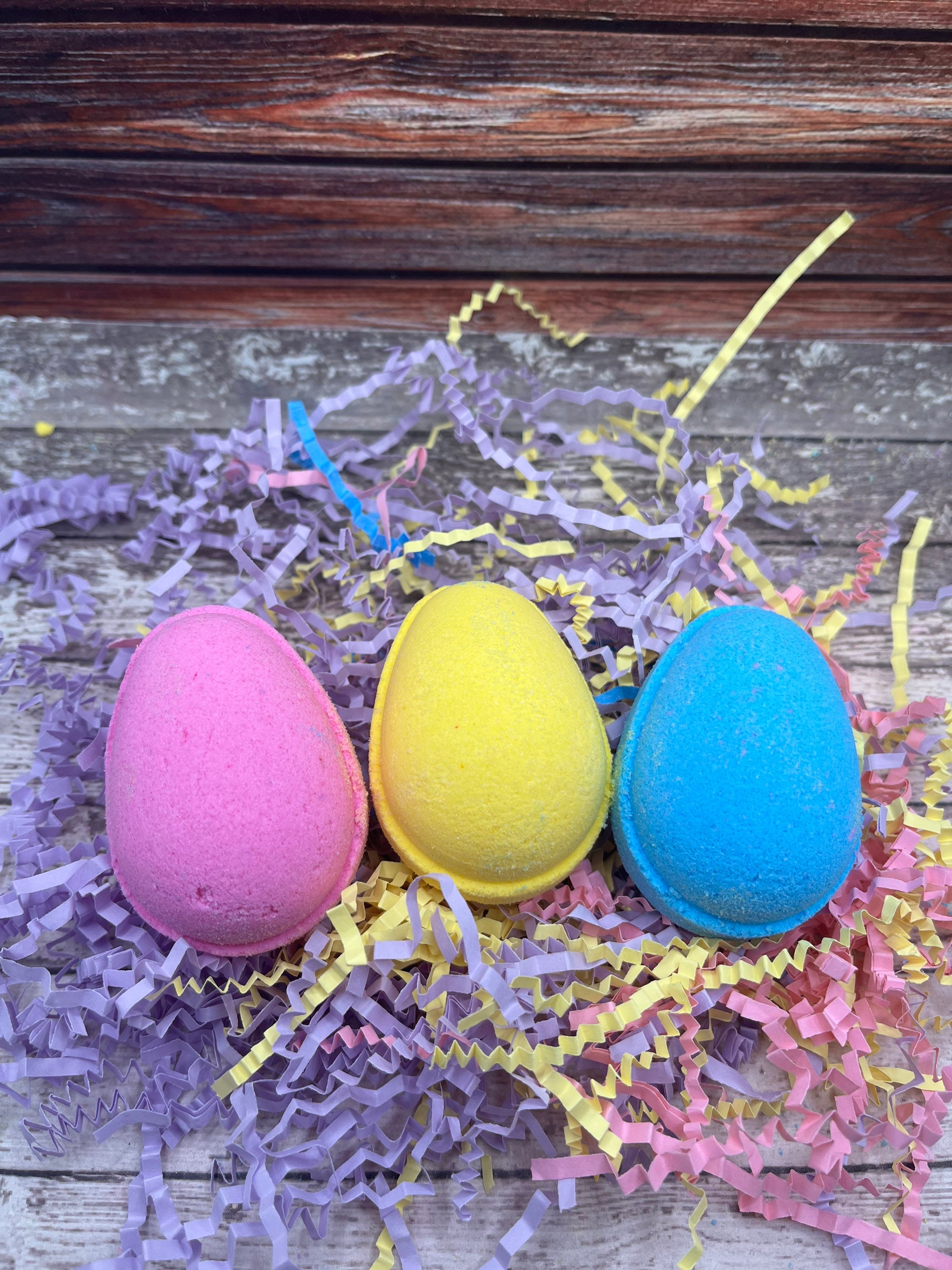 Easter Egg Bath Bombs, Rusted Acre Soap Co, Handmade Gifts for Kids, Easter Basket Fillers, Kids Bath Bombs, Fun Bath Bombs