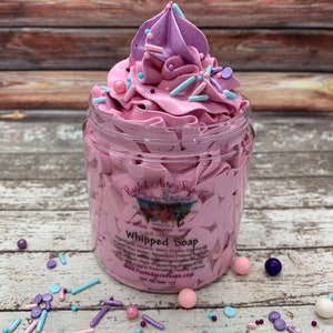 Black Raspberry Whipped Soap | Cream Soap | Whipped Shaving Cream | Summer Soap| Whipped Bath Butter | Gifts for Her | Fruity | Vegan