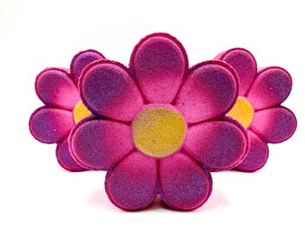 Bomba de baño Daisy / Rusted Acre Soap Co, Premium y orgánica, libre de crueldad animal y ftalatos, bomba de baño para amantes de las plantas, ideal para rellenar cestas de Pascua