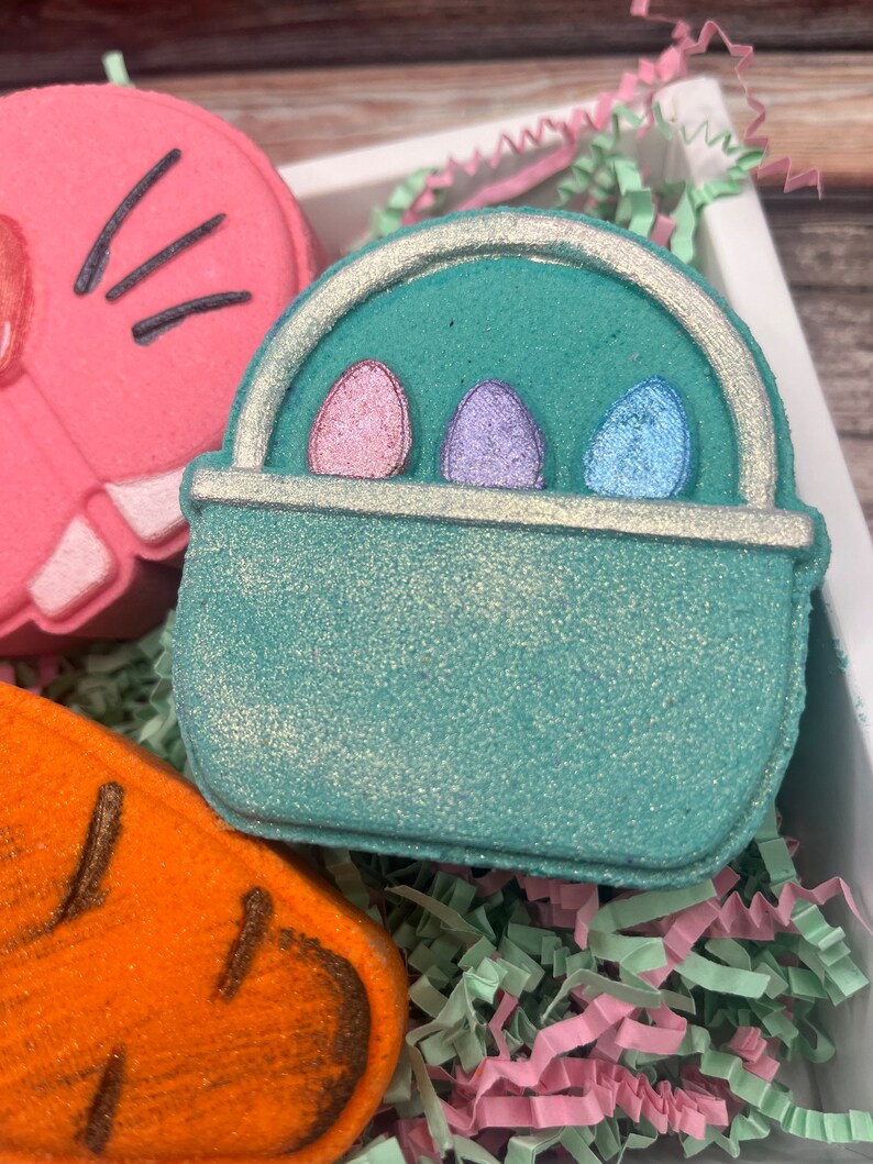 Easter Bath Bomb Set Bath Bomb Set Easter Basket Gift Easter Bath Set Easter Gifts For Kids Easter Gift Set Easter Basket Filler image 9